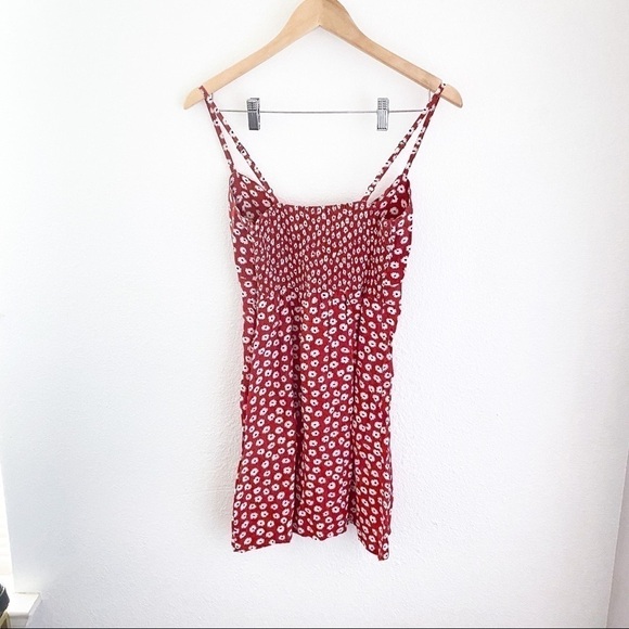 Faithfull the Brand Rodeo Mini Dress Danica Floral Red Small NWT - Picture 10 of 15